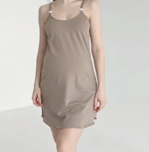 Комплект в роддом бежевый каучино (46-48 М)