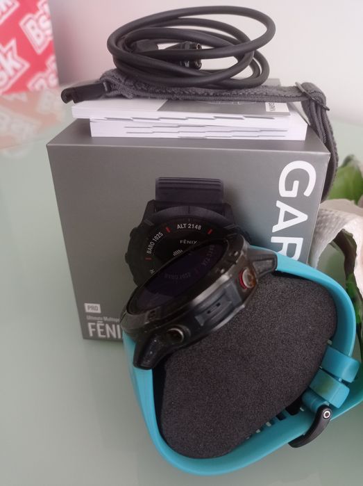Garmin Fênix 6X Pro em bom estado geral