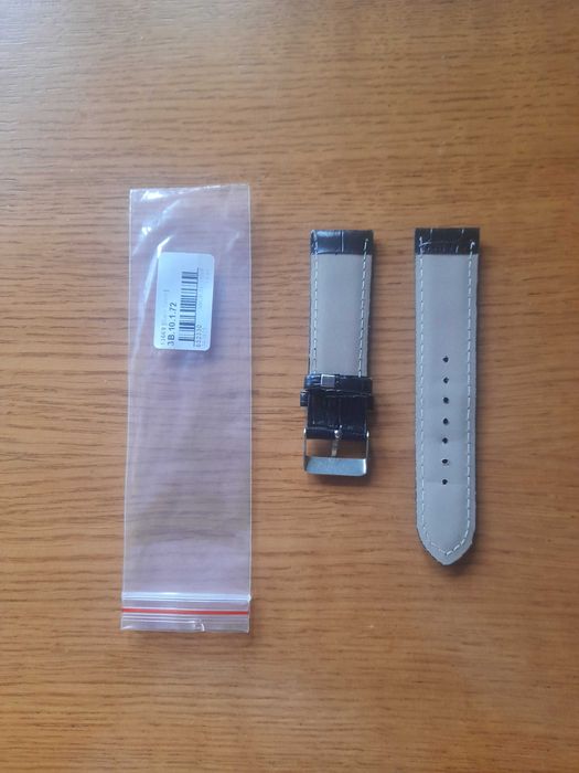 Pasek do zegarka czarny 22
