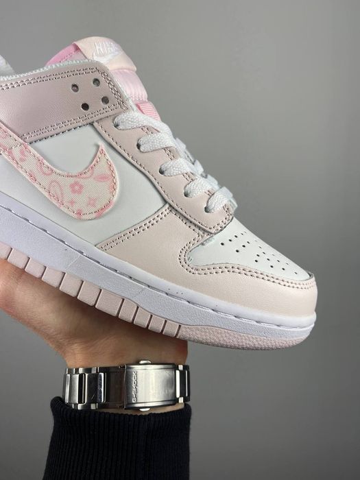 Кросівки Кроссовки Nike Dunk Low Essential Paisley Pack Pink Розовый Кросовки повсякденні