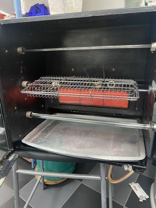 Grelhador a gaz sem fumo