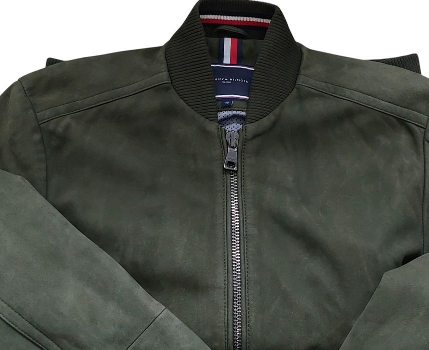 Tommy Hilfiger dc leather jacket nowa kurta skórzana męska r.48