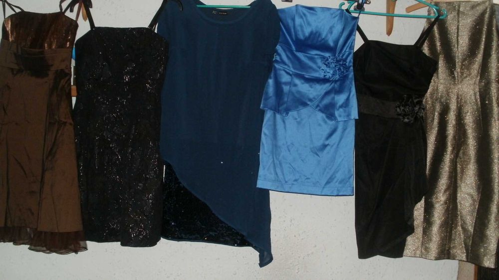 zestaw ok. 100 sukienek itp. - S/M/L 38/40- Mohito, HM, Agnes i inne