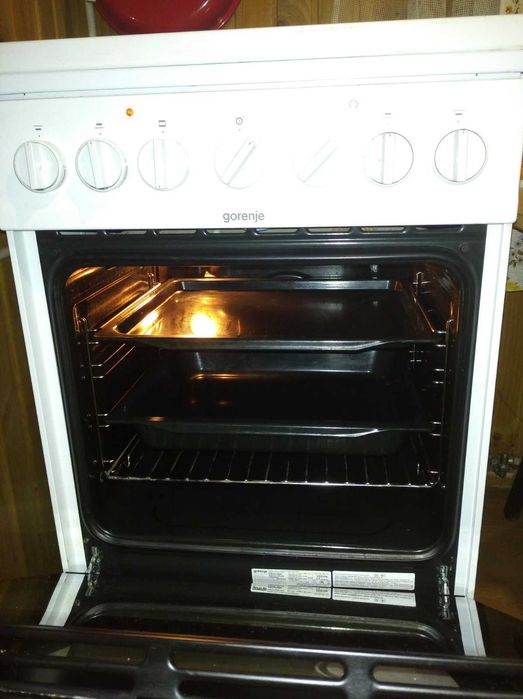 Плита комбінована (Газ+Електродуховка) Gorenje K 5241 WH