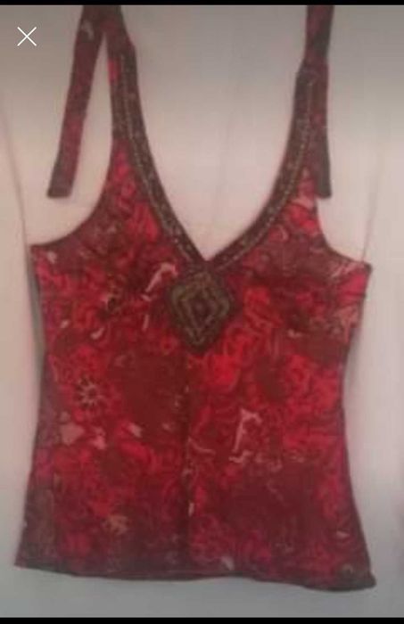 Top Vero Moda com missangas