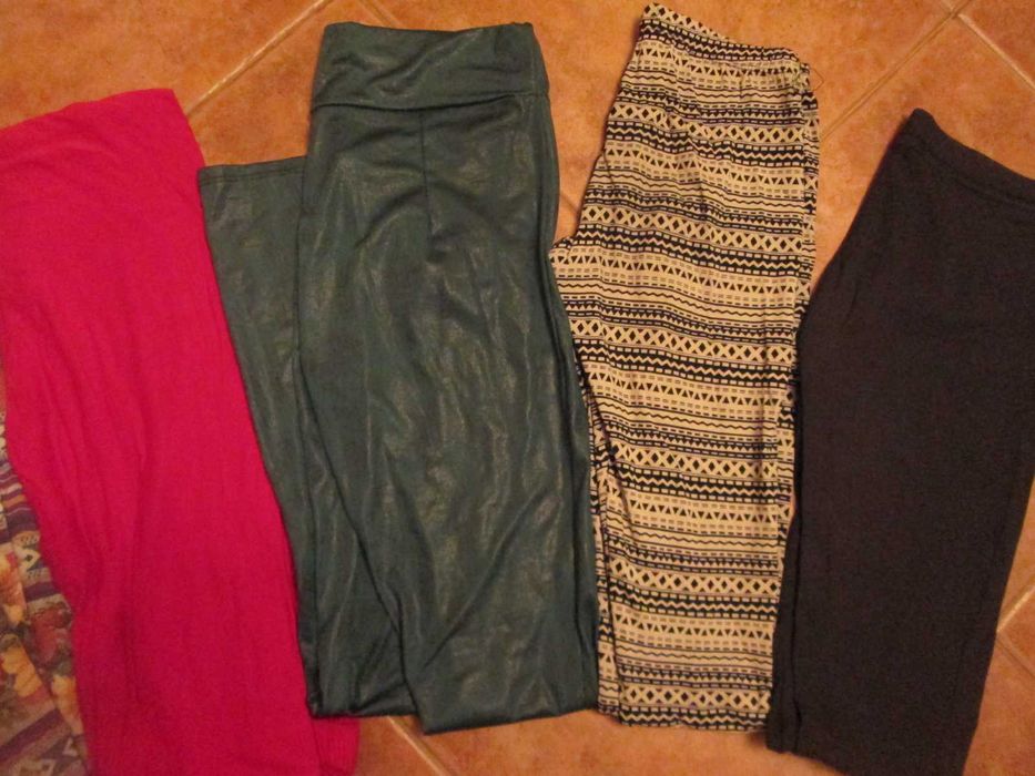 livros e calças e leggings n 38