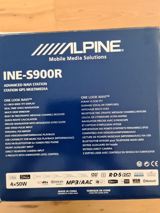 Radio z nawigacją Alpine  INE-S900R