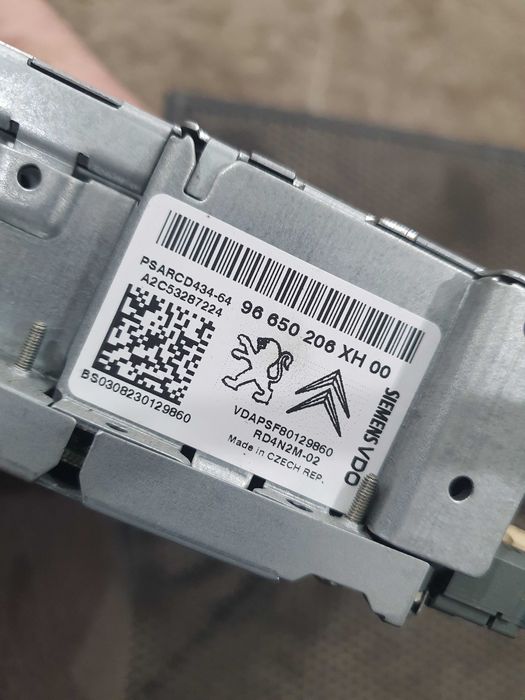 Radio oryginalne Peugeot 308 t7 Mp3 sprawne Sochocin • OLX.pl