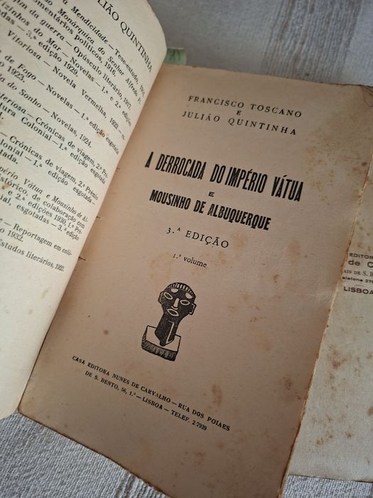 Livros antigos história de Moçambique