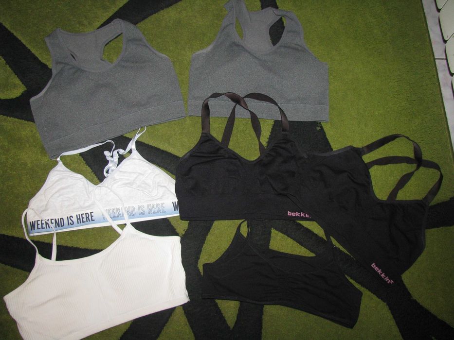 oddam staniki sportowe rozm 158/164