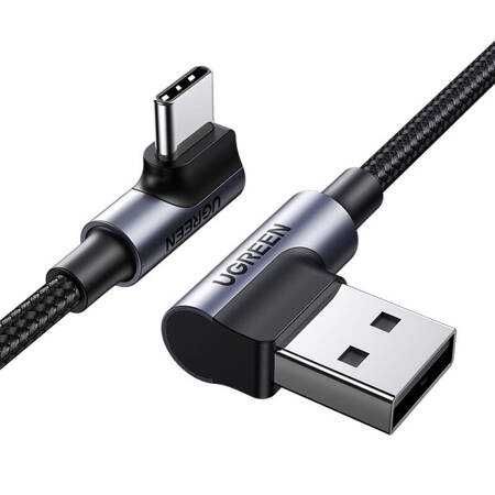 2x Ugreen Kątowy Kabel Przewód Usb - Usb Typ C Quick Charge 3.0 Qc3.0
