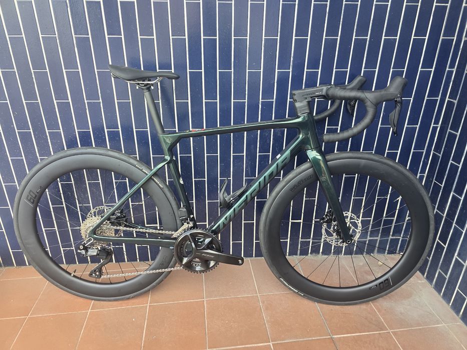 Merida com 105 di2 e rodas carbono nova