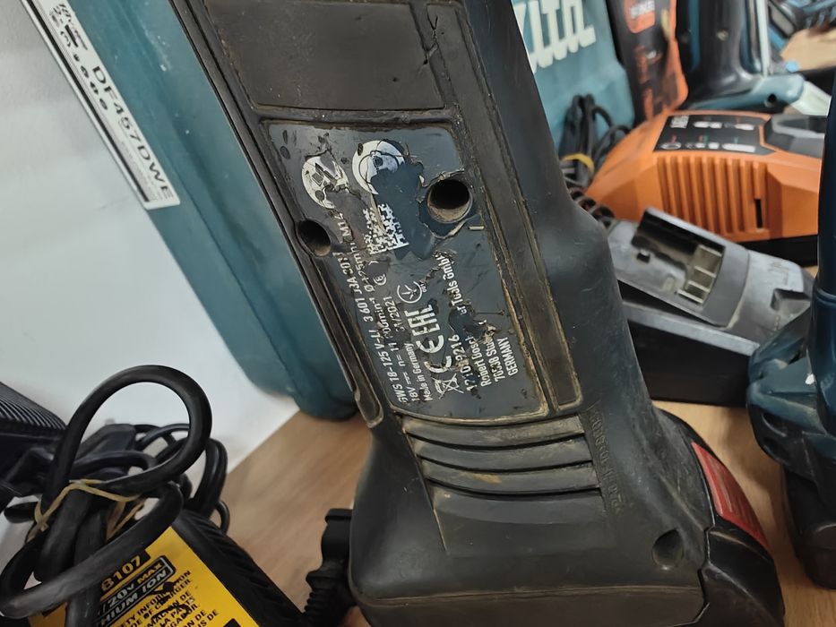 Bosch GSR1800 + GWS18-125v-li шуруповерт + болгарка