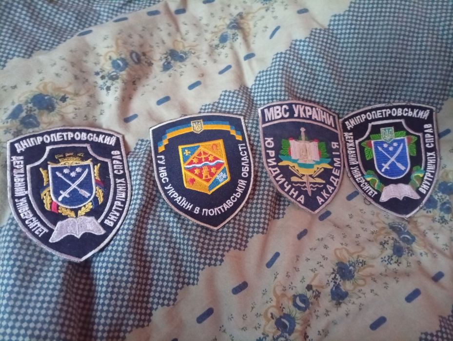 нашивки МВС/полиции Украины