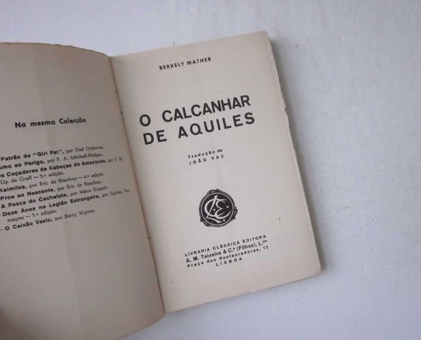 Berkely Mather - O CALCANHAR DE AQUILES