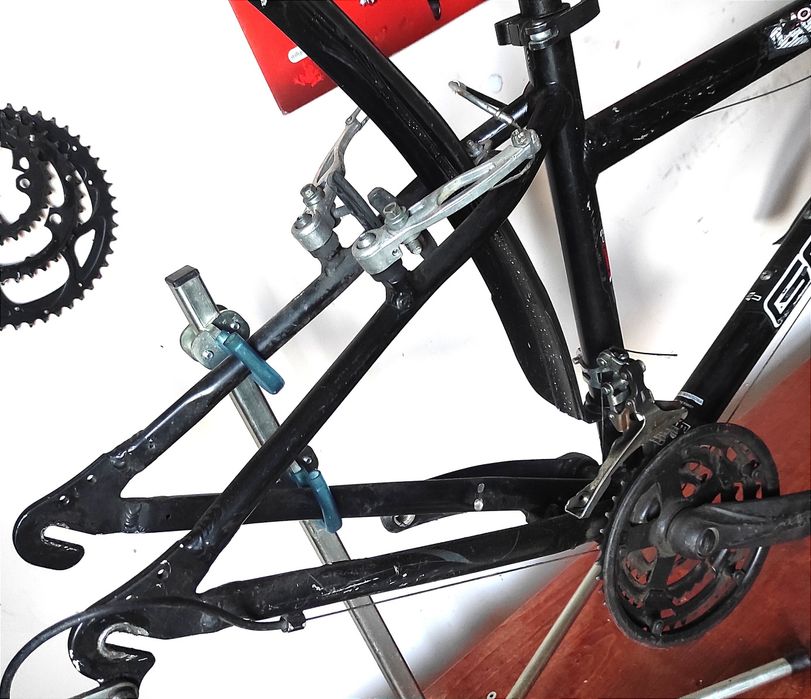 Rama rowerowa MTB 26" aluminium 15" mała rama widelec amortyzowany