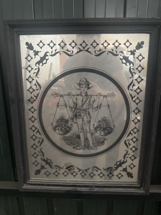 Quadro antigo do signo balança