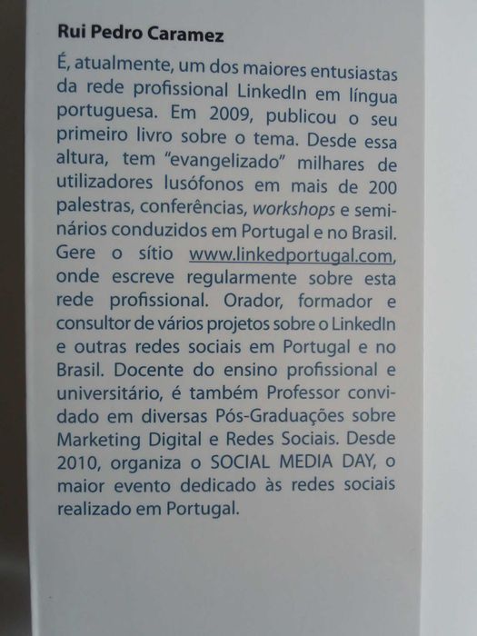 Livro "Como Ter Sucesso no LinkedIn", de Rui Pedro Caramez