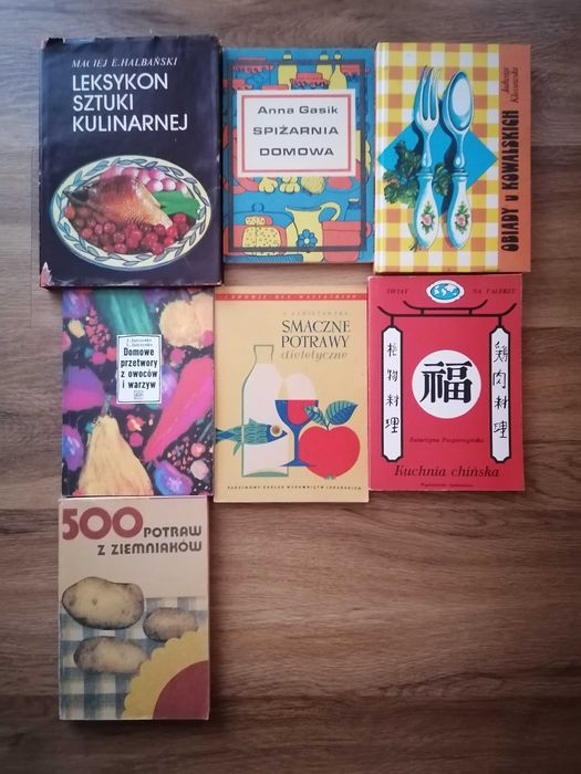 Książki kucharskie, gotowanie, przepisy