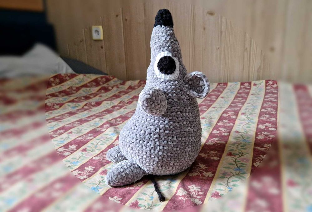 Zwykły szczurek: 40x23x12 cm - maskotka