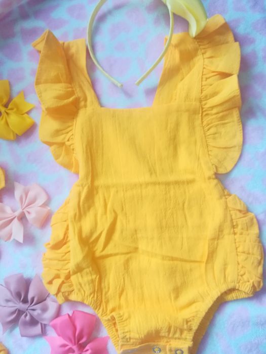 Fofo amarelo lindo 3-6meses