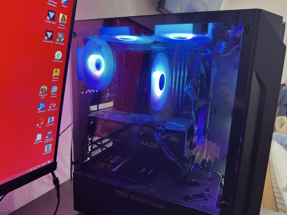 Игровой ПК / Gaming PC / RGB / Тянет все игры / Готовый комплект