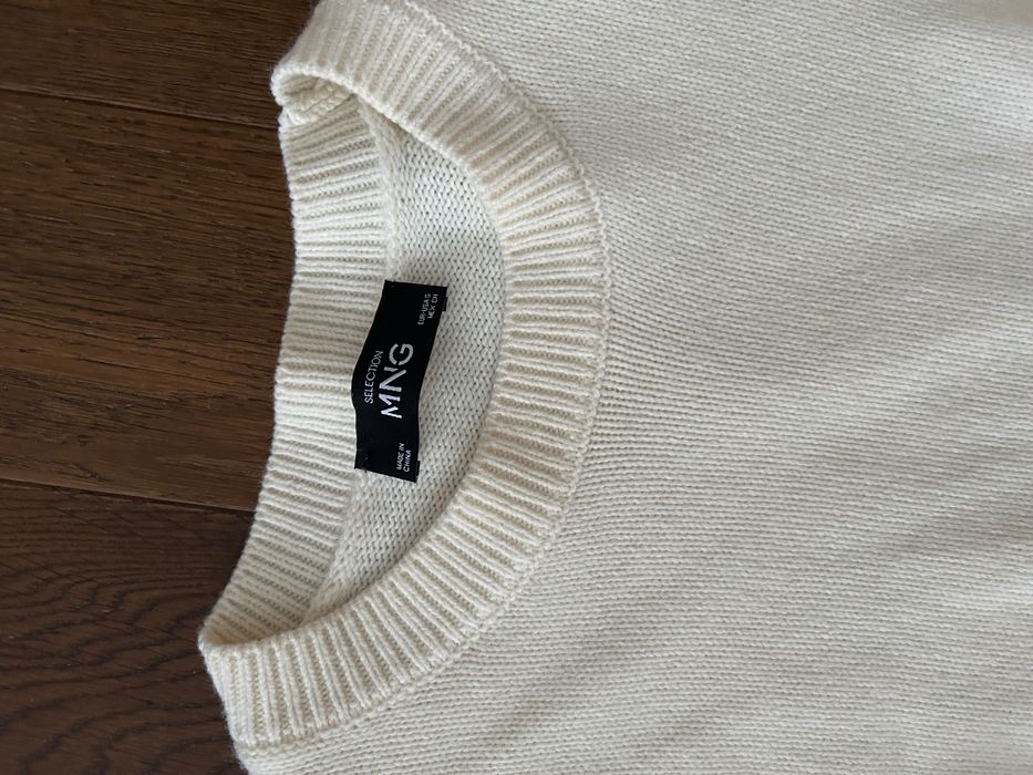 wełniany sweter mango