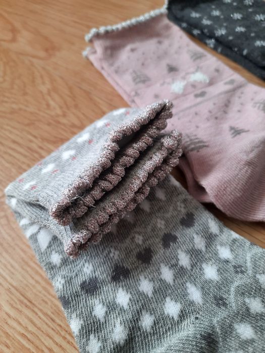 Świąteczne zimowe skarpetki damskie 35-38
