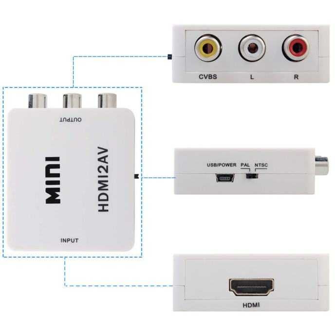 Конвертер HDMI to AV/AV to HDMI Новый!: 180 грн. - Аксессуары для ТВ ...