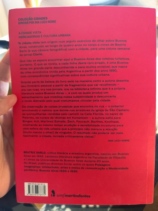 A cidade vista - Beatriz Sarlo
