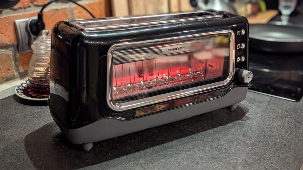 Toster SilverCrest SLTG 1100 A1 • 1100 W • Podgląd przez szybkę