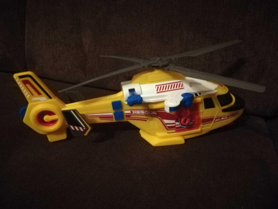Helikopter duży żółty