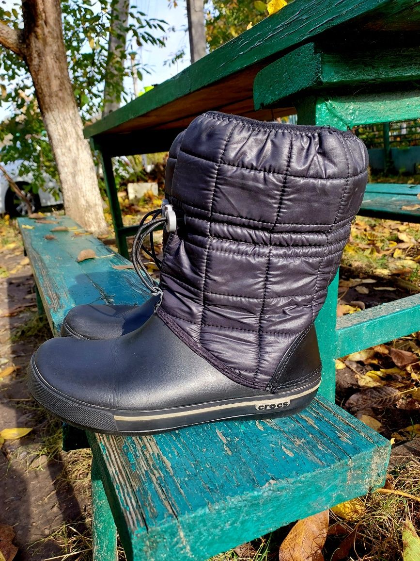 Crocs крокси кроксы сапожки сапоги ботинки ботінки термо 38р/25см: 585 ...