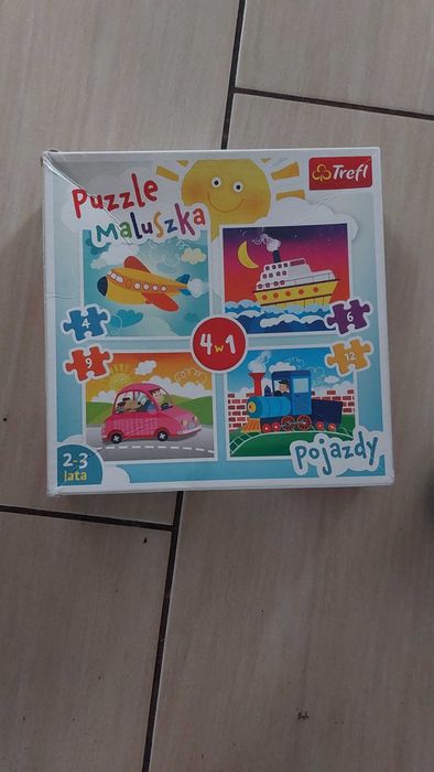 puzzle maluszka pojazdy