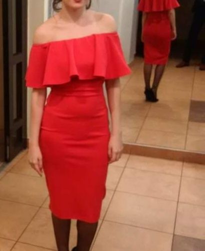 Czerwona sukienka hiszpanka