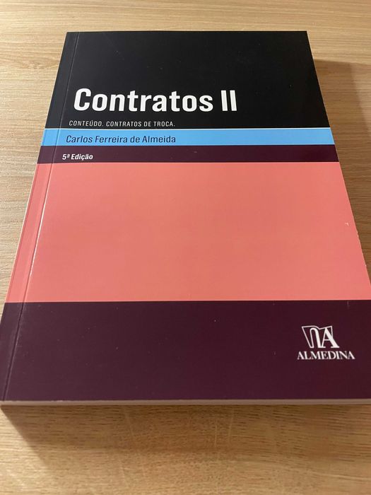 «Contratos II (conteúdo, contratos de troca)» - Carlos Ferreira de Almeida