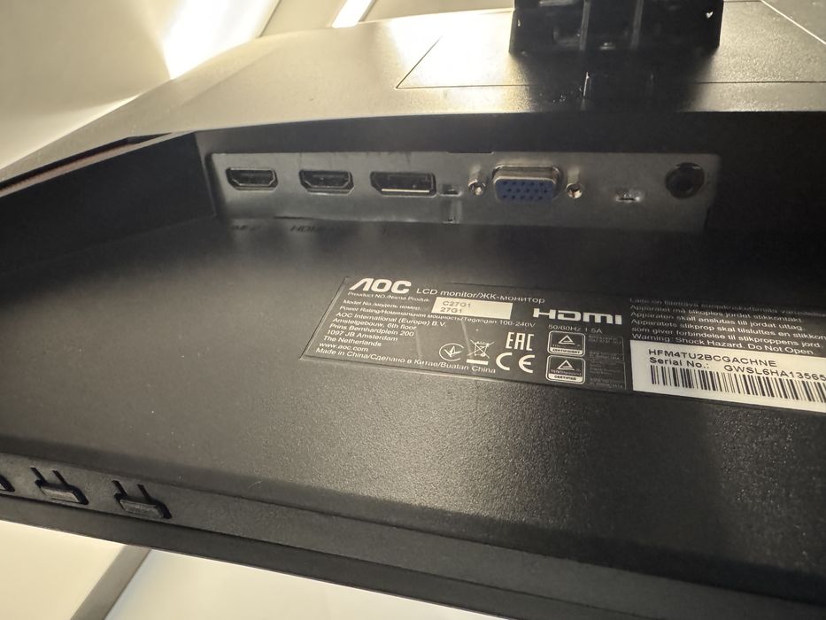 Monitor AOC C27G1 de 27”