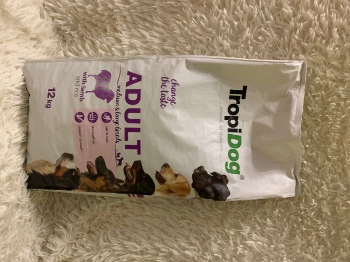 TROPIDOG adult M/L Lamb/Rice 12kg