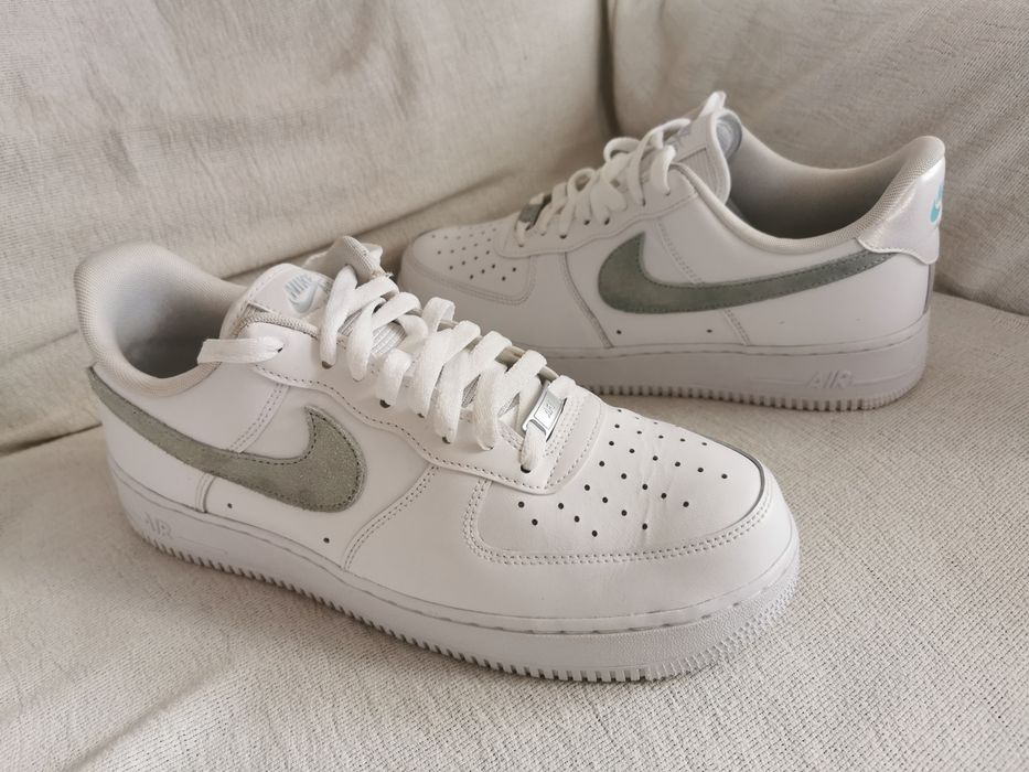 Nike Air Force 1 '07 Glacier Blue buty sportowe sneakersy Idealny stan