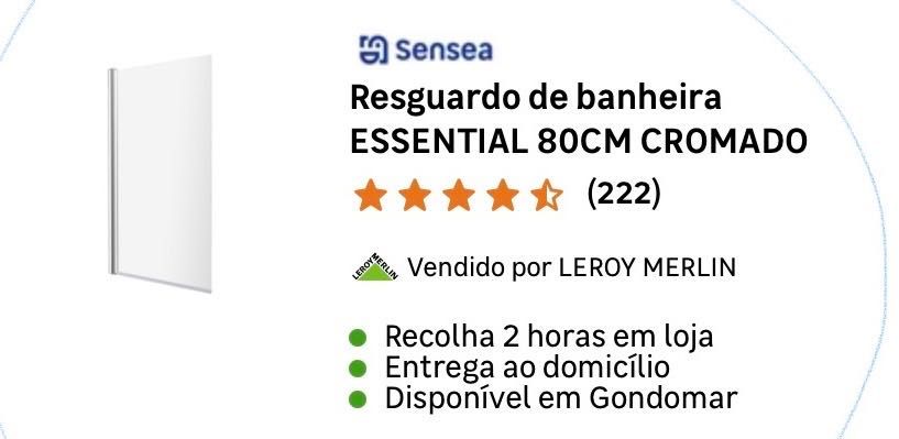 Resguardo para banheira