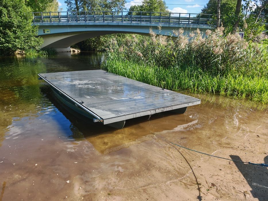 Pomost pływający, katamaran 245x500