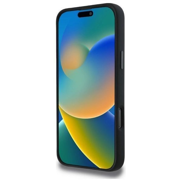 Etui BMW Silicone Middle Stripe MagSafe na iPhone 16 Pro Max - czarne