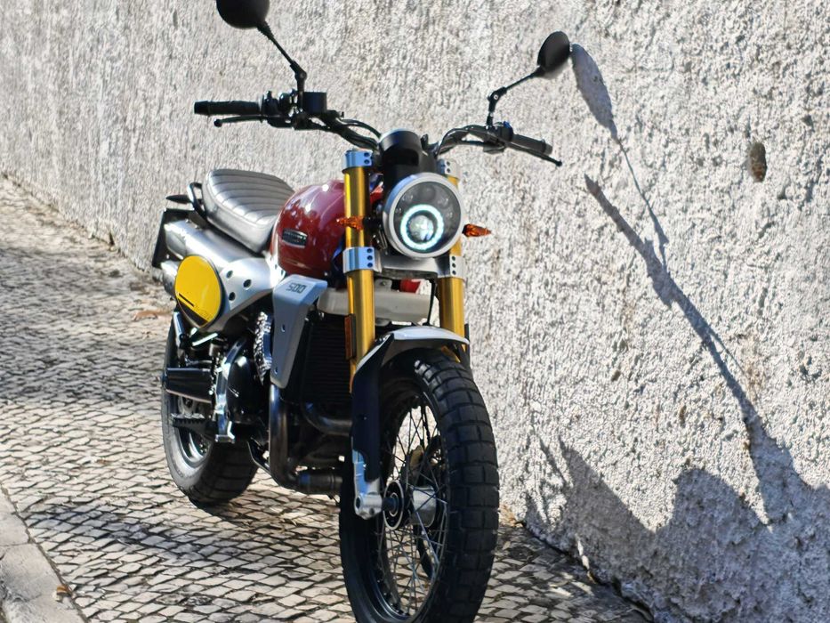 Fantic Caballero 500 Scrambler 2023 — 100% original, revisões na marca