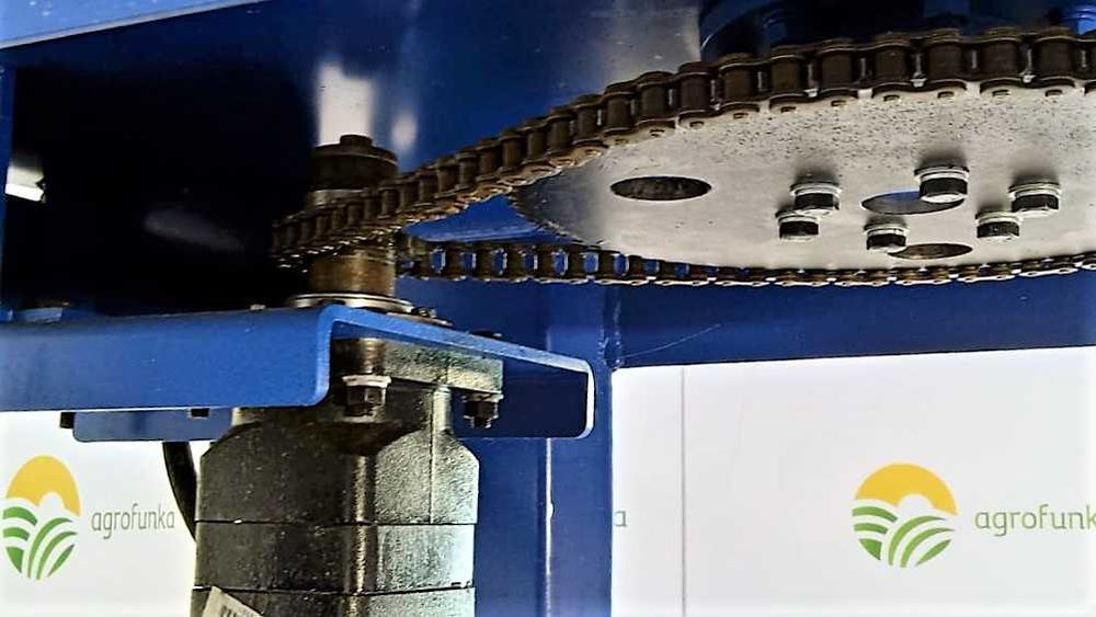 Mieszalnik betoniarka hydrauliczna okrągła 800L zgarniacz