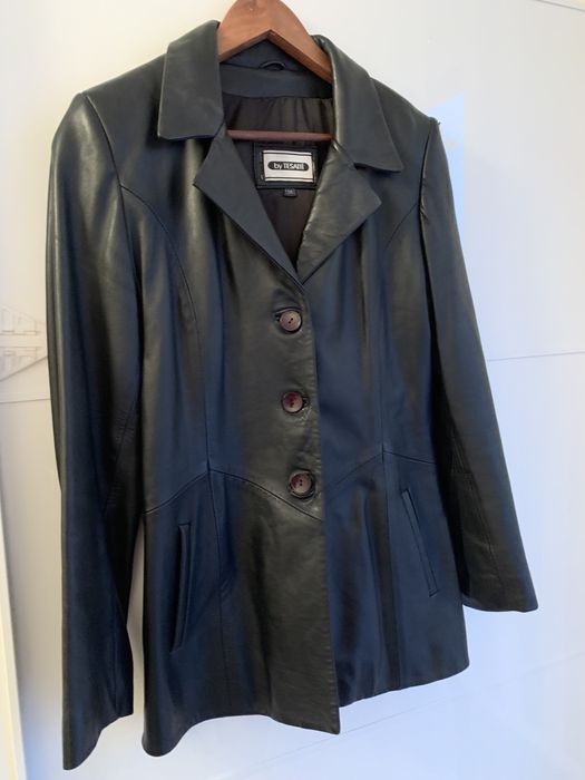 Skórzana kurtka marynarka 38