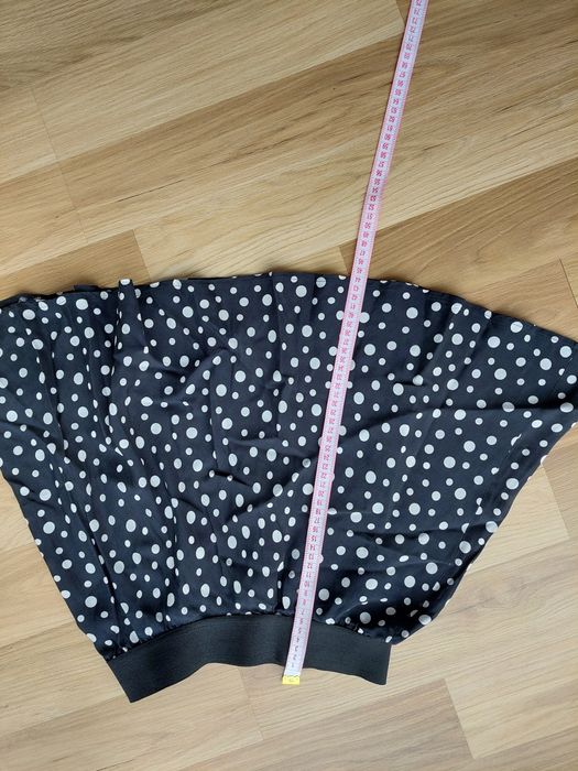 Spódniczka czarna w kropki