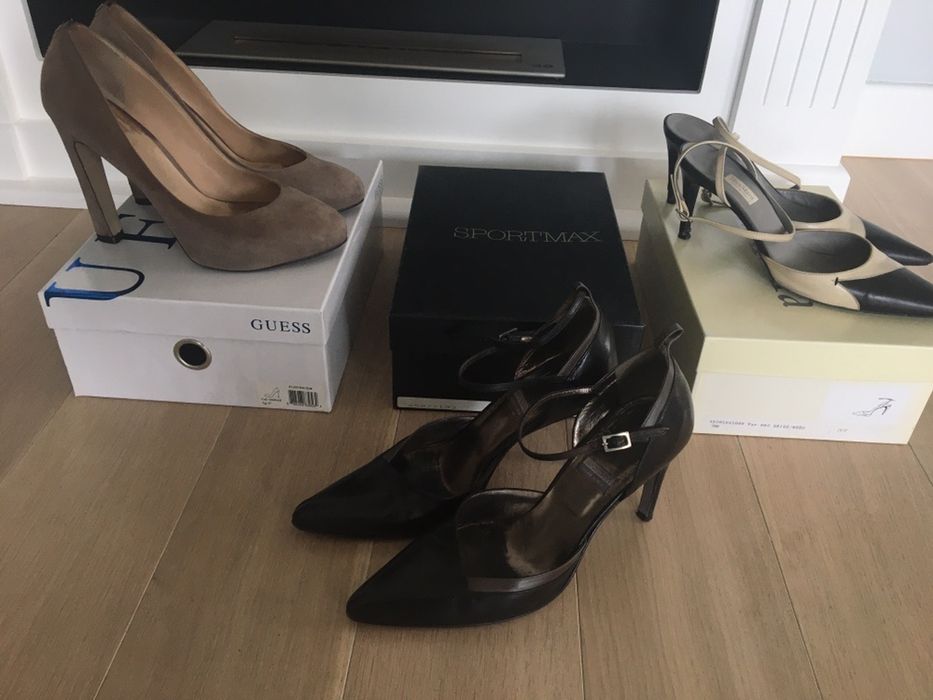 Buty damskie MaxMara, Guess, r. 37