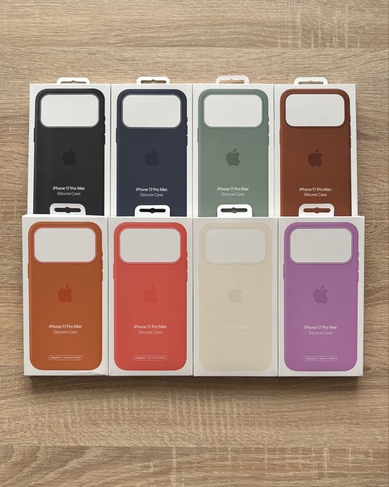 Чохол iPhone 17 | 17 Pro | Max Apple Silicone Case MagSafe з кнопкою + Animation