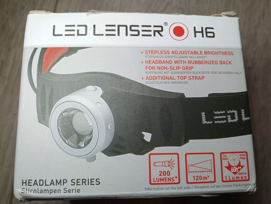 Ліхтар,фонарь налобный Led lenser H6R