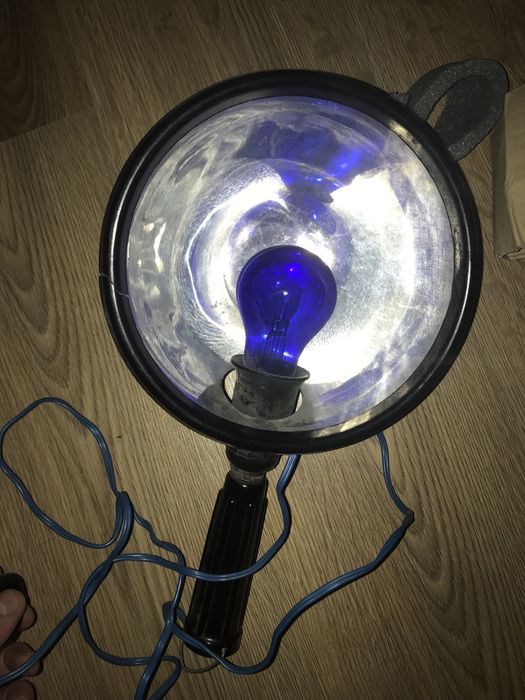 Синя лампа лікувальна для прогріву